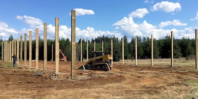 80x120 Arena under construction