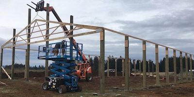 80x120 Arena under construction