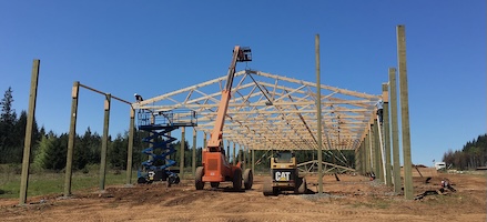 80x120 Arena under construction