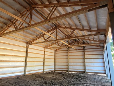 3 bay shop, interior